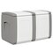 53 Gallon Outdoor Storage Deck Box Waterproof PP Resin Patio Storage Chest Bench Cushion Toy Box for Garden Balcony Poolside Organizer Container